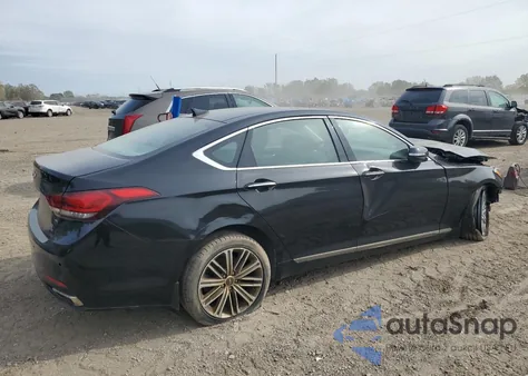 2018 Genesis G80 Base из США, поврежденный, VIN KMHGN4JE4JU251014